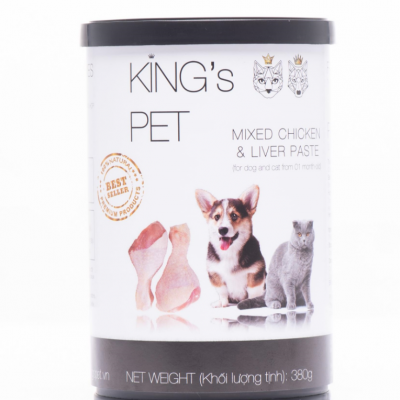 Pate King's pet vị gà hộp 380g