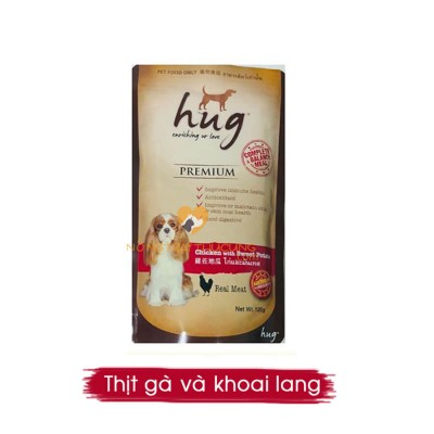 Pate Hug 120g vị gà khoai lang