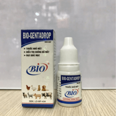Thuốc Nhỏ Mắt cho Chó Mèo Bio - Gentadrop 10ml
